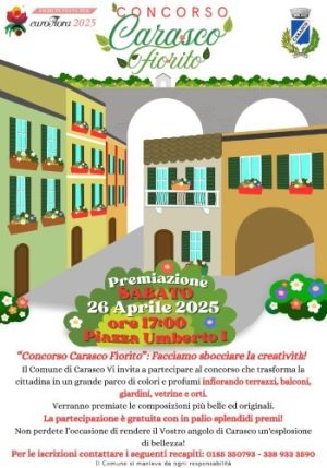 locandina concorso carasco fiorito